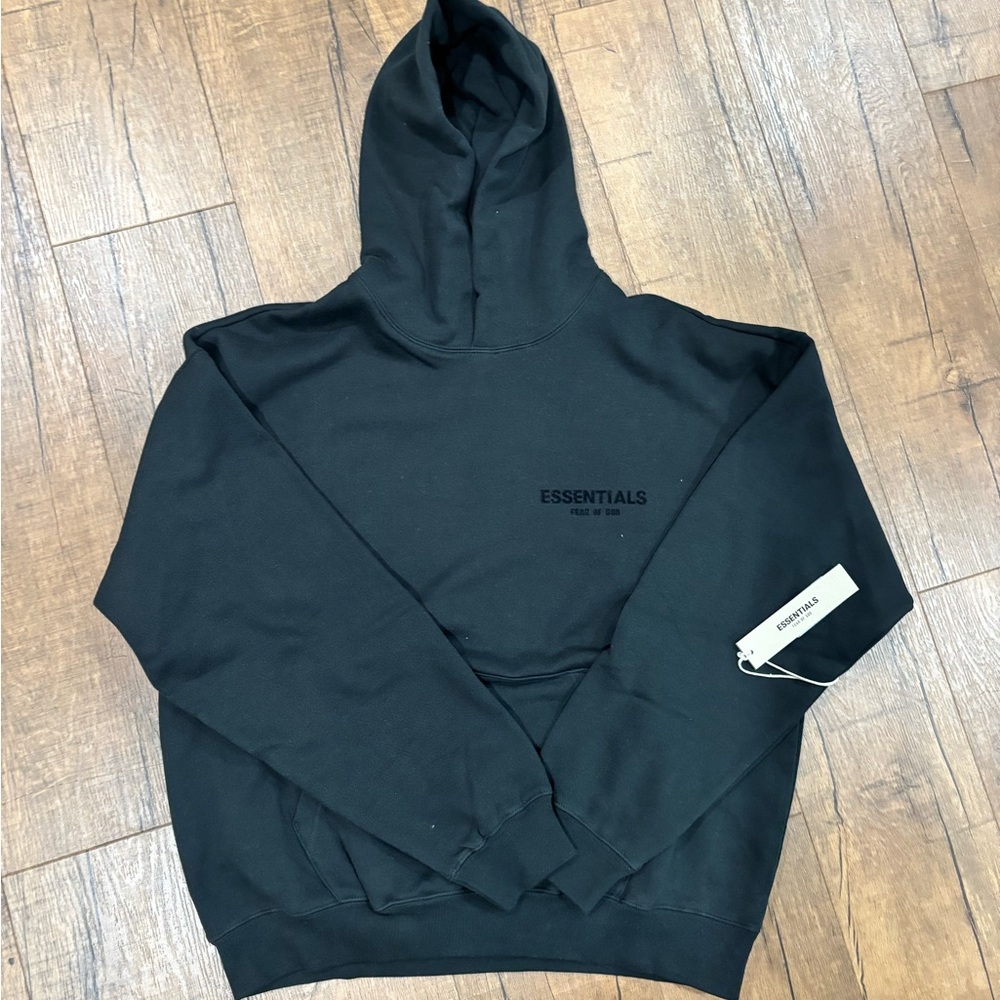 Black Essential Hoodie